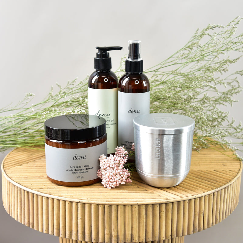 Denu Relaxation Pack with Inoko Candle