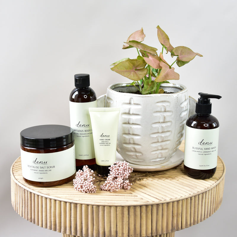 Denu Pamper Pack with Potted Plant