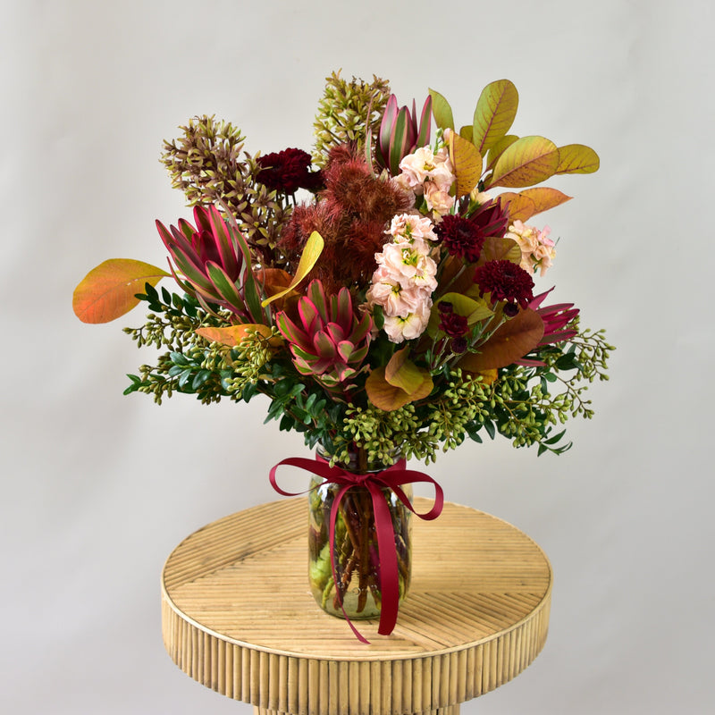 Autumnal Posy Jar