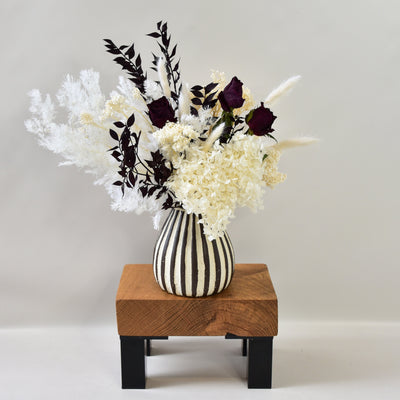 Dried Flower Arrangement in Striker Vase