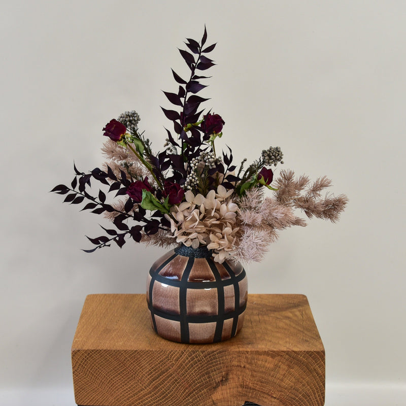 Dried Flower Arrangement in Linea Vase