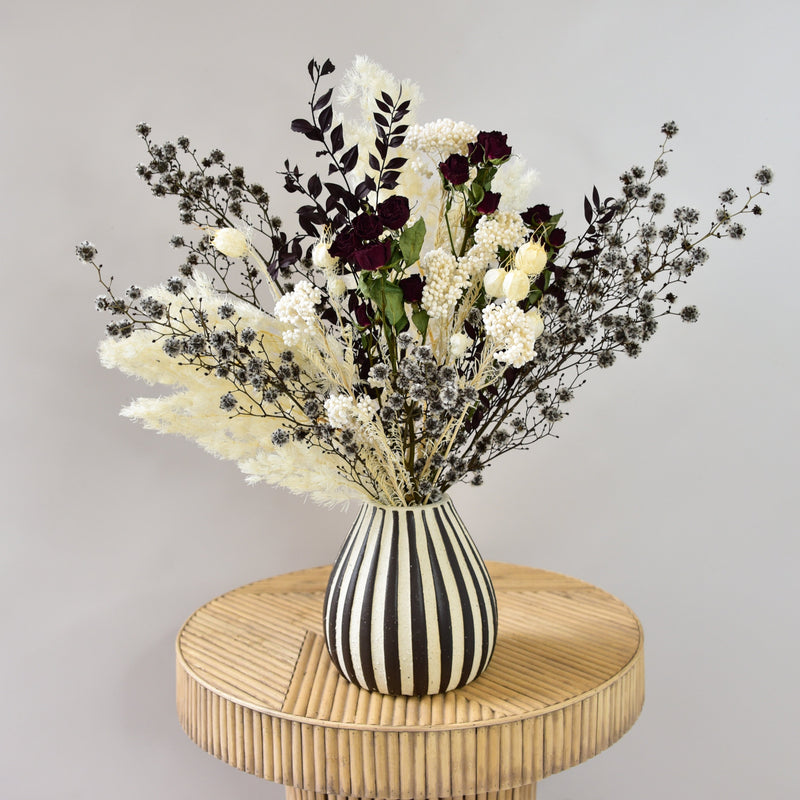 Dried Arrangement in Striker Vase