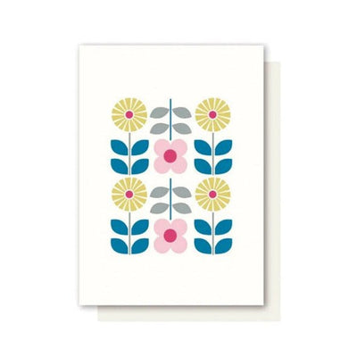 Simple flower patterned gift card to add your own message with your gift.  The Branche Florist and Indoor Plant Seller Melbourne, is a great place for gifts.  Large range of pots and house plants big and small, and those potted too.  Delivering to indoor plants and flowers too to Metro Melbourne.