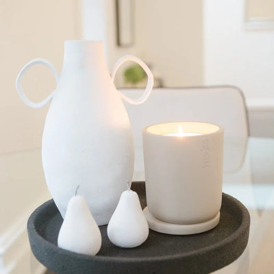 Inoko Concrete Vessel & Candle - Large