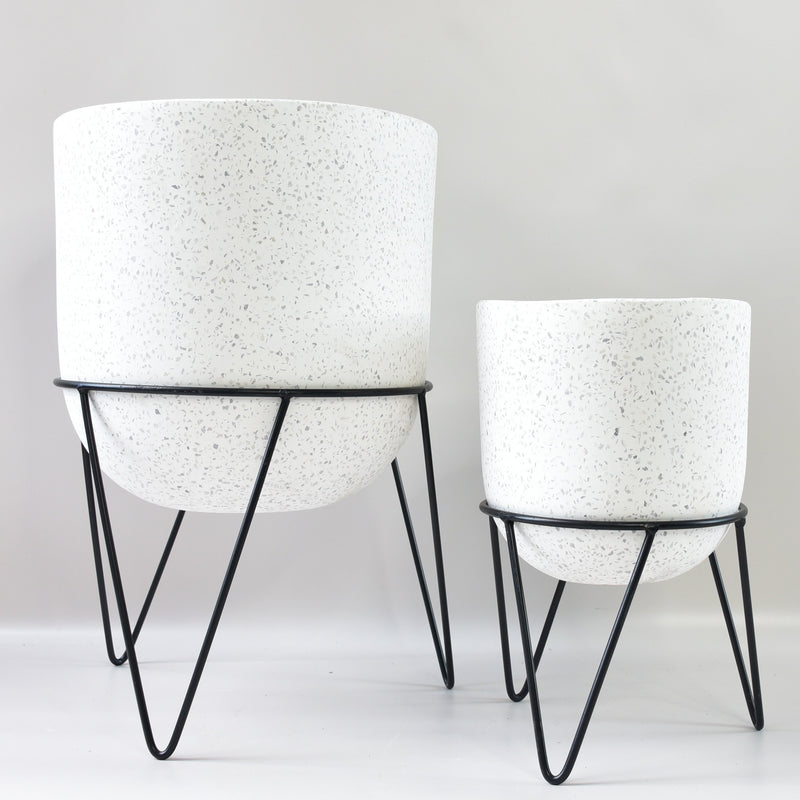 Terrazzo Egg with Stand